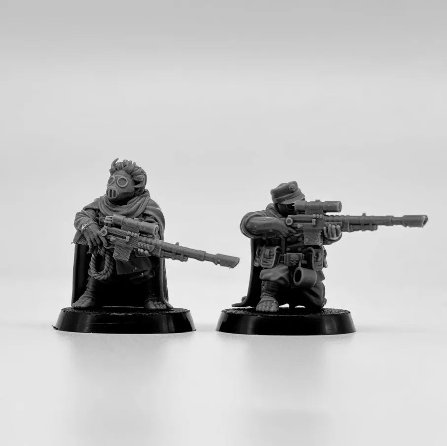 28mm Grim Guard Skulldarts, 35 Figures, Resin Model Figure Kit, Sci-Fi Theme, Unassembled and Unpainted
