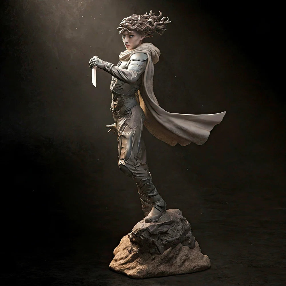 1/12 Elven Warrior Lunging with Sword, Resin Model Figure Kit, Fantasy Theme, Unassembled and Unpainted