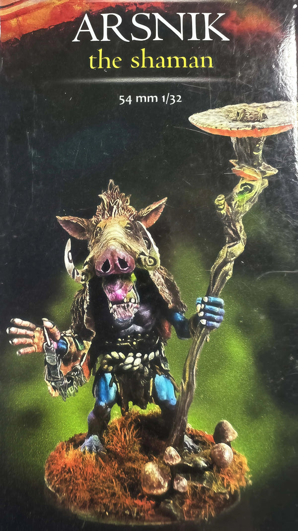 54mm Shaman Priest, Resin Model Figure Kit, Fantasy Theme, Unassembled and Unpainted