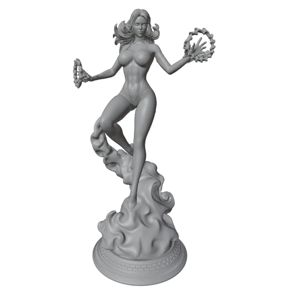 100mm Sorceress, Resin Model Figure Kit, Fantasy Theme, Unassembled and Unpainted