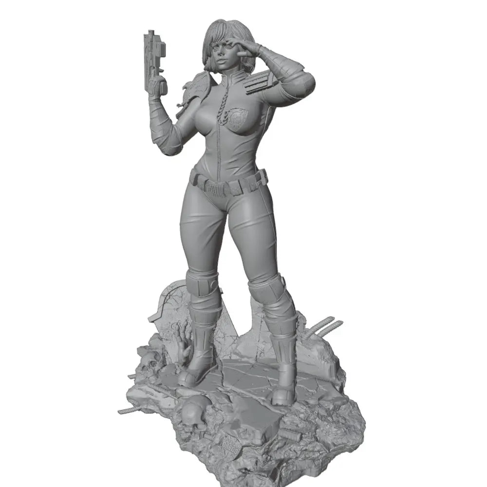 Fantasy Female Warrior — 1/24 Resin Figure