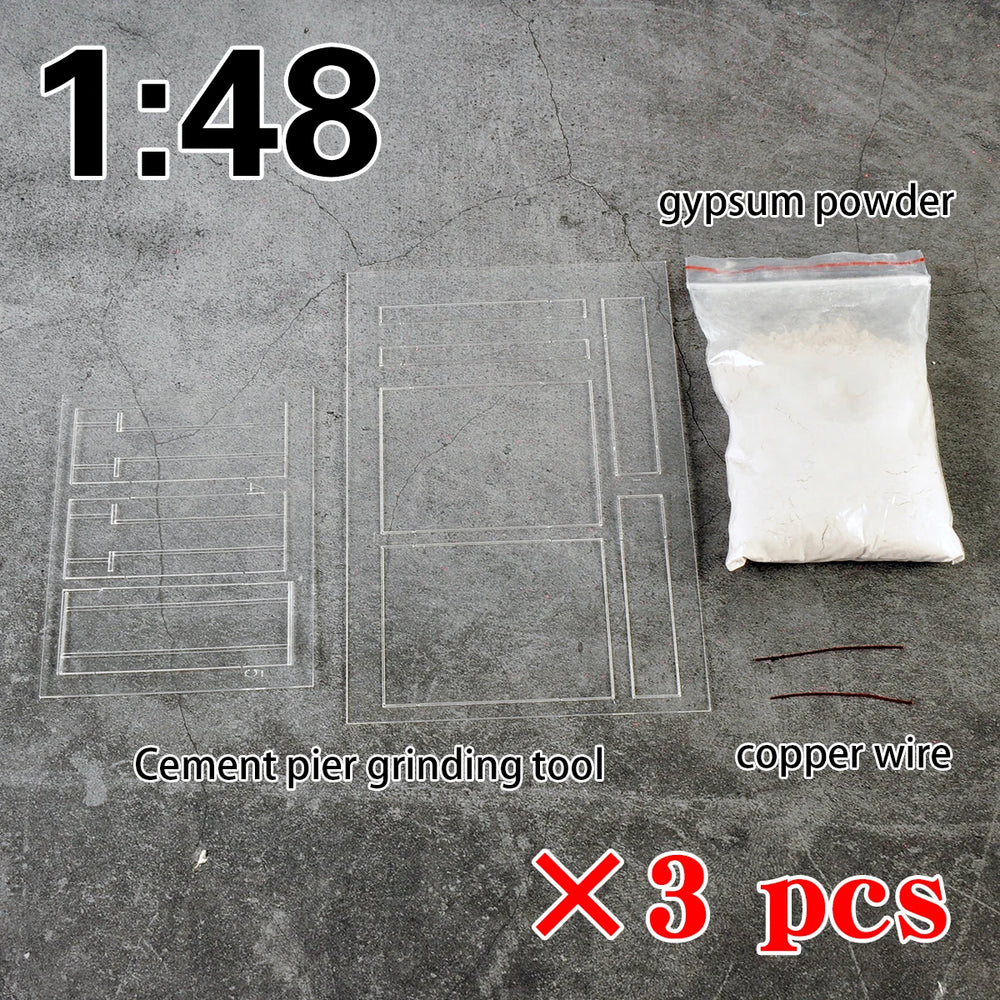 1/35 Modern Anti-Tank Roadblock & Barriers, Resin Model Diorama Kit, Unassembled and Unpainted