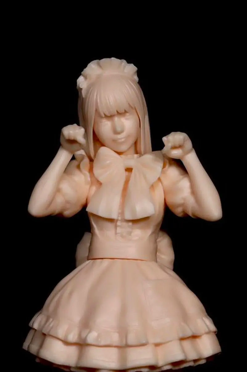 1/12 Maid Student, Resin Model Figure Kit, Anime Theme, Unassembled and Unpainted