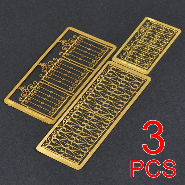 1/35 Modern Residential Railings & Fencing, Resin Model Diorama Kit, Unassembled and Unpainted