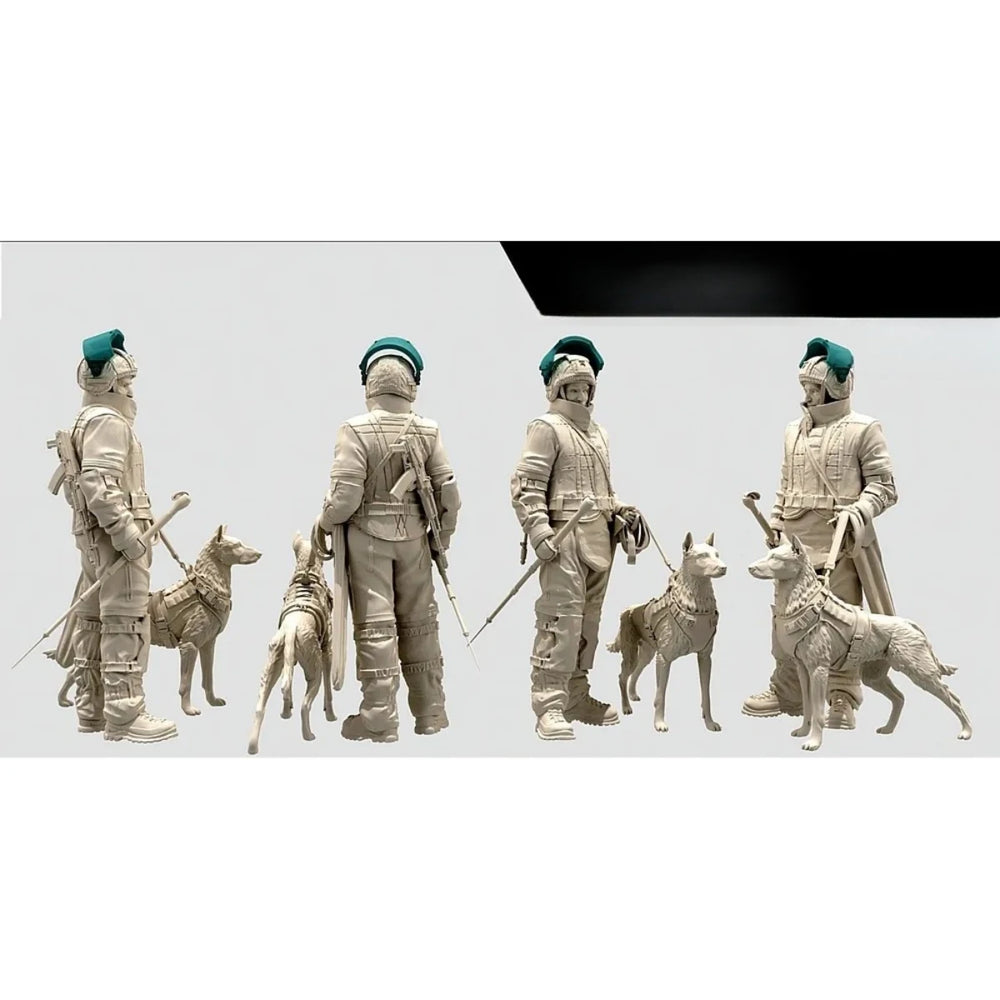 1/35 Modern Russian Armed Forces Sappers, 5 Figures, Resin Model Figure Kit, Unassembled and Unpainted
