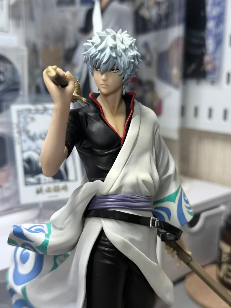 White-Haired Warrior, Resin Model Figure Kit, Anime Theme, Unassembled and Unpainted