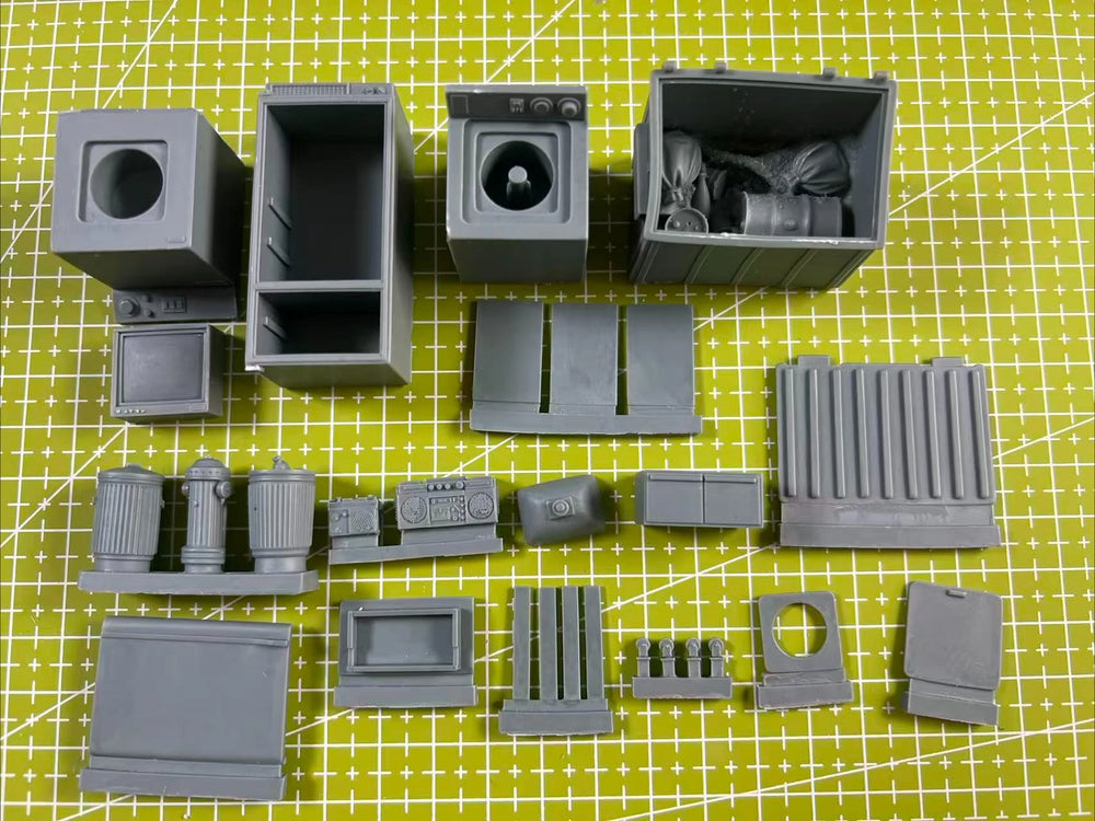 1/35 Modern Household Furniture, Resin Model Accessory Kit, Unpainted