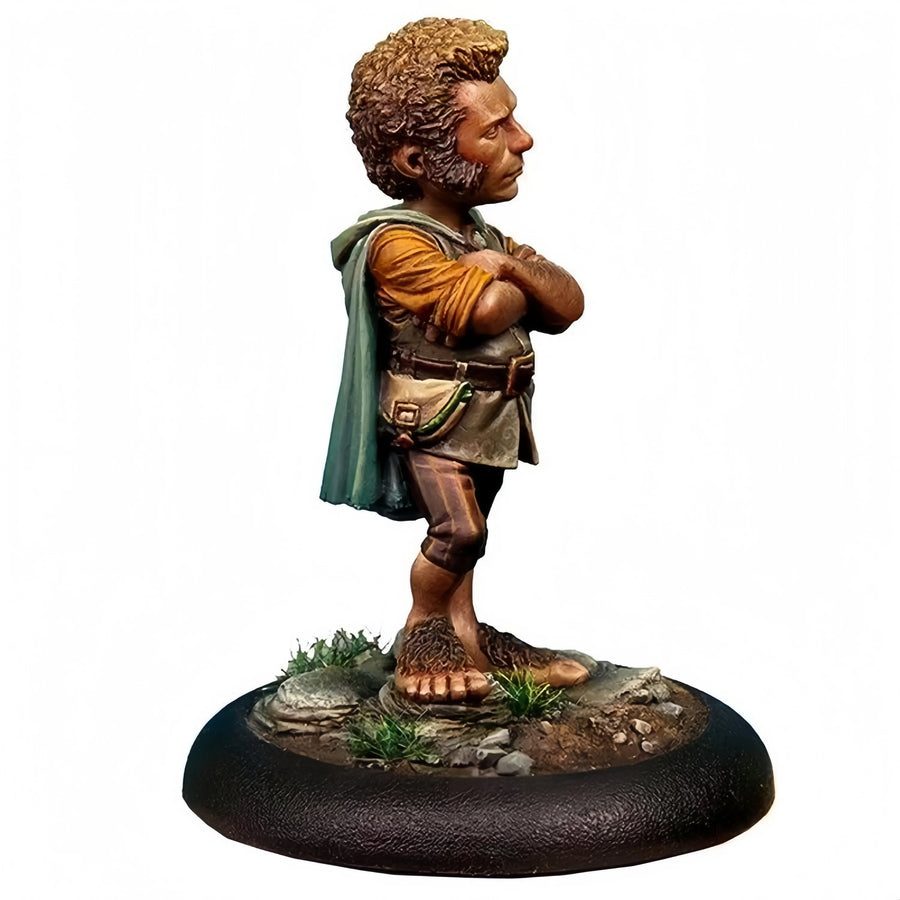 Fantasy Warrior Male Bust with Curved Blade 75mm Resin Kit - resin model view 2