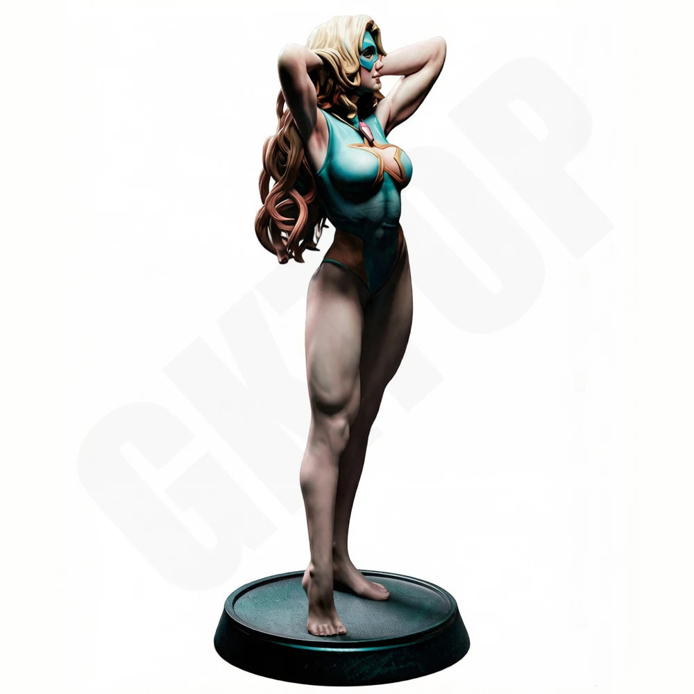 1/24 Pin-up Masked Warrior, Resin Model Figure Kit, Unassembled and Unpainted