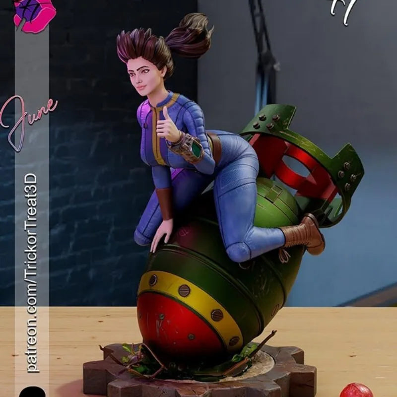 1/24 Radiation Luxi, Resin Model Figure Kit, Fantasy Theme, Unassembled and Unpainted