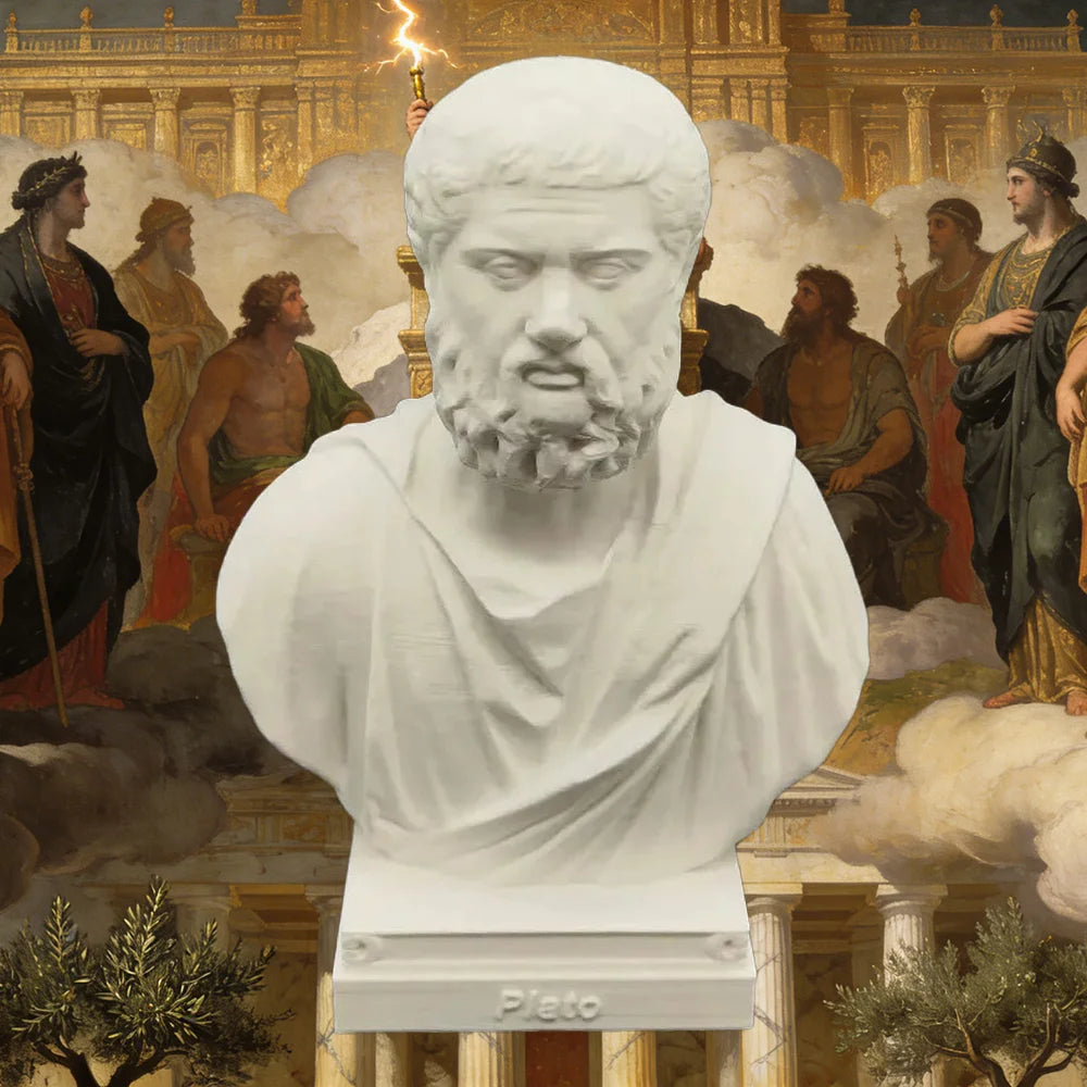 Ancient Greek Philosophers, 3 Figures, Resin Model Bust Kit, Unassembled and Unpainted