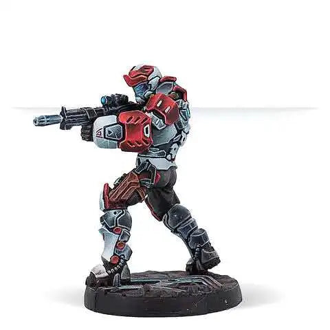 JSA Pack Alpha Grimdark Sci-Fi Infantry Squad, 6 Figures, Resin Model Figure Kit, Sci-Fi Theme, Unassembled and Unpainted