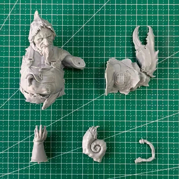 1/12 Sea Deity, Resin Model Bust Kit, Fantasy Theme, Unassembled and Unpainted