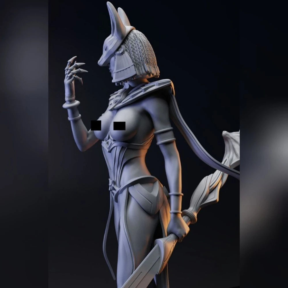 Cleopatra Fantasy Warrior, Resin Model Figure Kit, Fantasy Theme, Unassembled and Unpainted