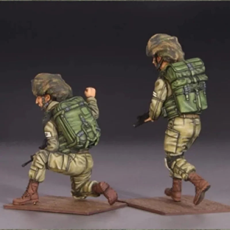 1/35 Modern IDF Mechanized Infantry, Resin Model Figure Kit, Unassembled and Unpainted