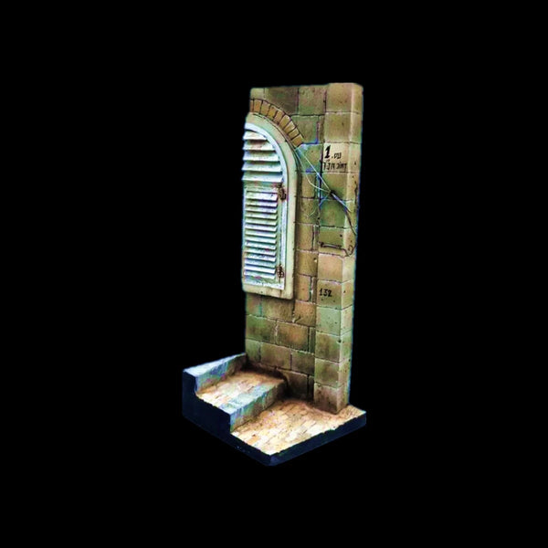1/35 Middle Eastern House Corner, Resin Model Terrain Kit, Historical Theme, Unpainted