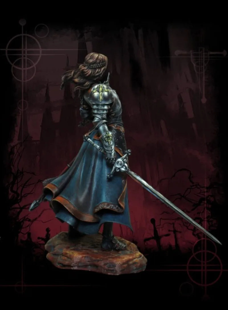 1/24 Asteria Paladin, Resin Model Figure Kit, Fantasy Theme, Unassembled and Unpainted