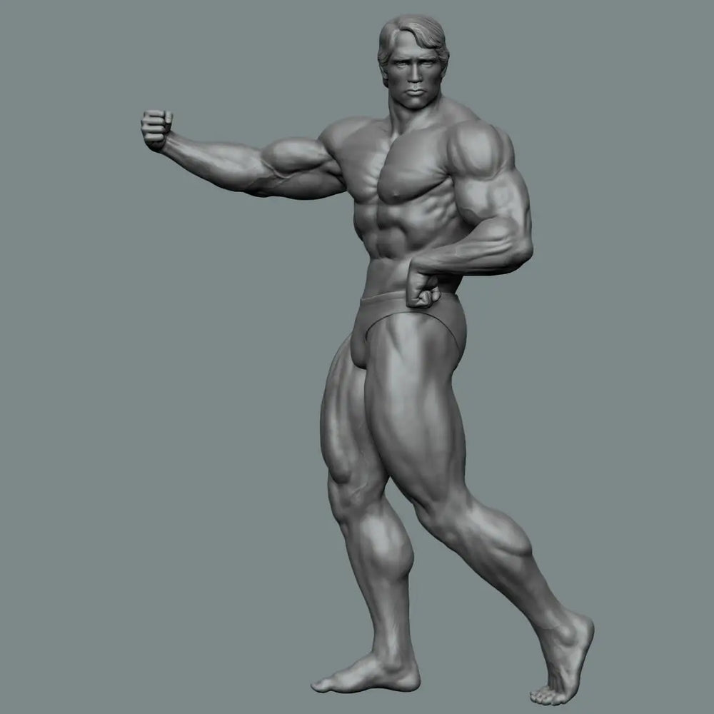 180mm Modern Bodybuilder Reference, Resin Model Figure Kit, Historical Theme, Unassembled and Unpainted