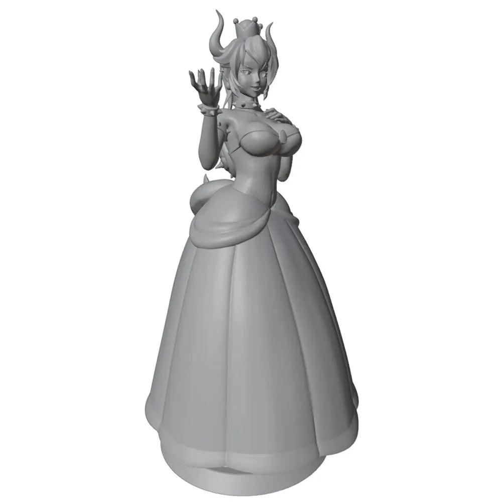 1/24 Demoness in Elegant Gown, Resin Model Figure Kit, Fantasy Theme, Unassembled and Unpainted