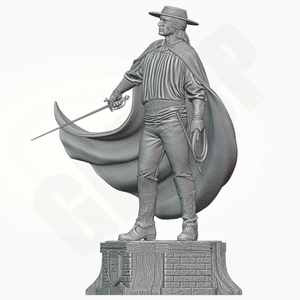 1/24 Governor's First Swordsman, Resin Model Figure Kit, Fantasy Theme, Unassembled and Unpainted