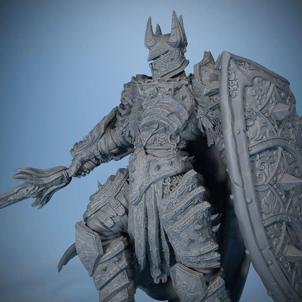 70mm Knight, Resin Model Figure Kit, Fantasy Theme, Unassembled and Unpainted