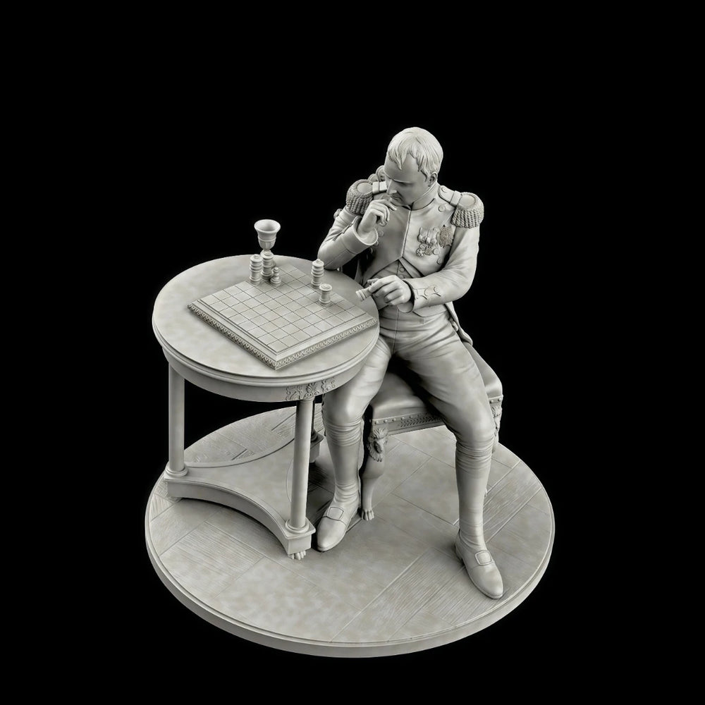75mm Napoleonic French Emperor Napoleon, Resin Model Figure Kit, Unassembled and Unpainted