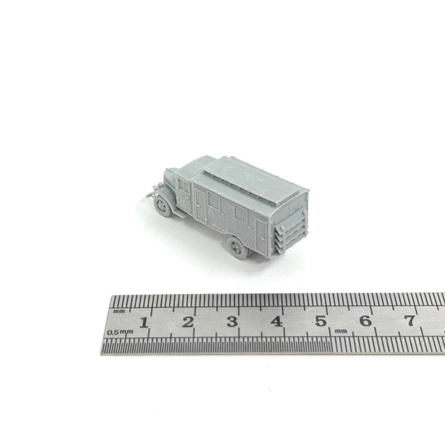 WWII German Opel Blitz Ambulance/Kofferaufbau 1/144 Resin Vehicle Kit - resin model view 4