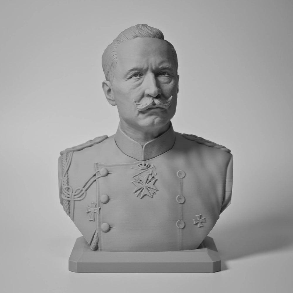1/12 WWI German Empire Officer, Resin Model Bust Kit, Unassembled and Unpainted