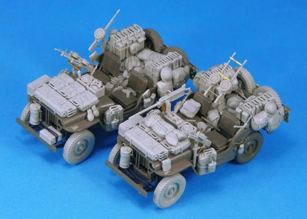 1/35 Modern SAS Land Rover, Resin Model Vehicle Kit, Unassembled and Unpainted