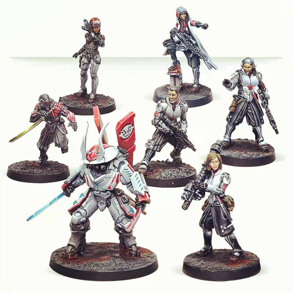 28mm Modern JSA Infantry Squad, 9 Figures, Resin Model Figure Kit, Unassembled and Unpainted