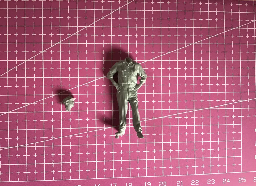1/35 WWII US Army Officer, Resin Model Figure Kit, Unassembled and Unpainted