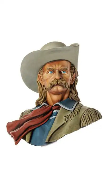 American Civil War Lt. Col. George A. Custer, Resin Model Bust Kit, Unassembled and Unpainted