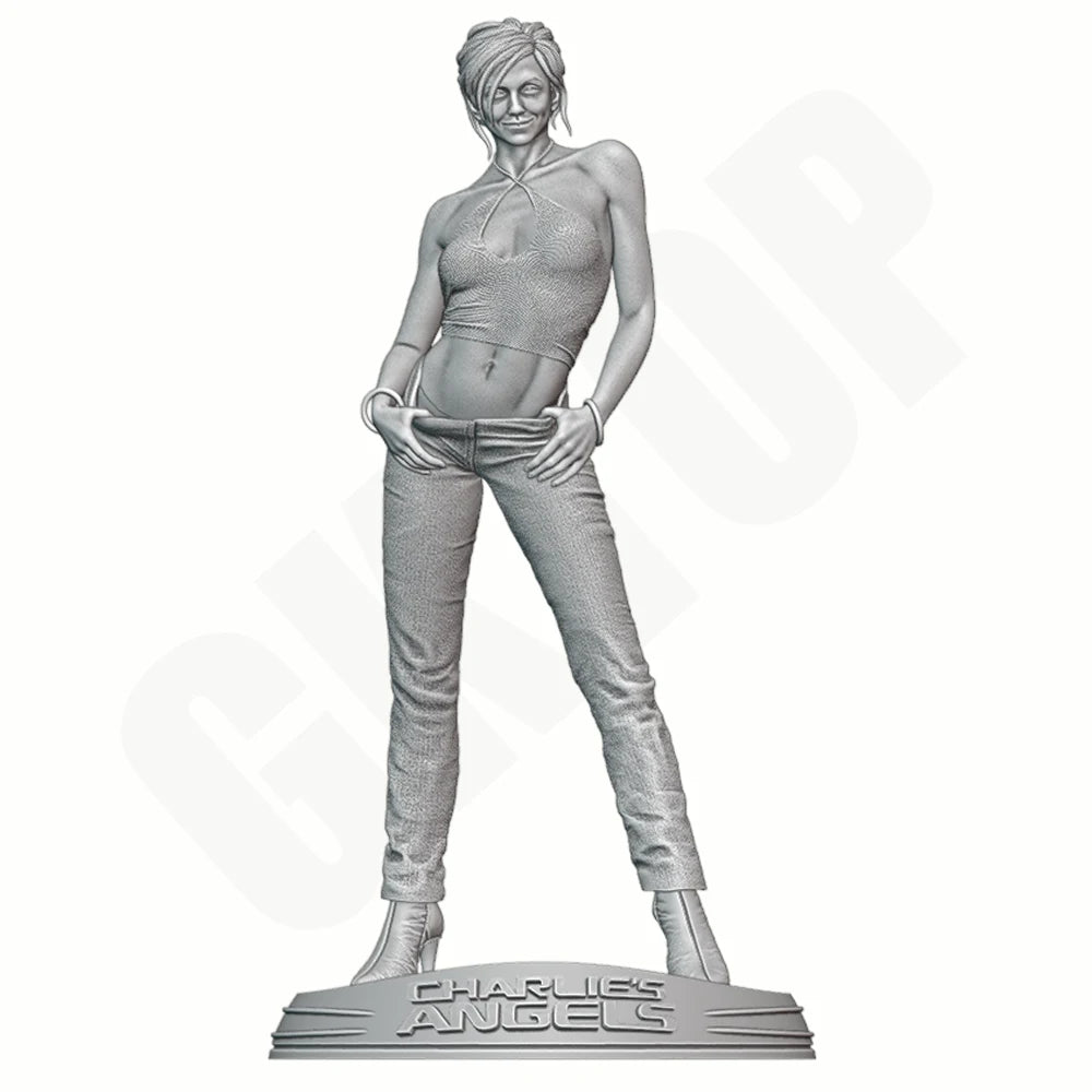 1/24 Female Characters, 2 Figures, Resin Model Figure Kit, Unassembled and Unpainted