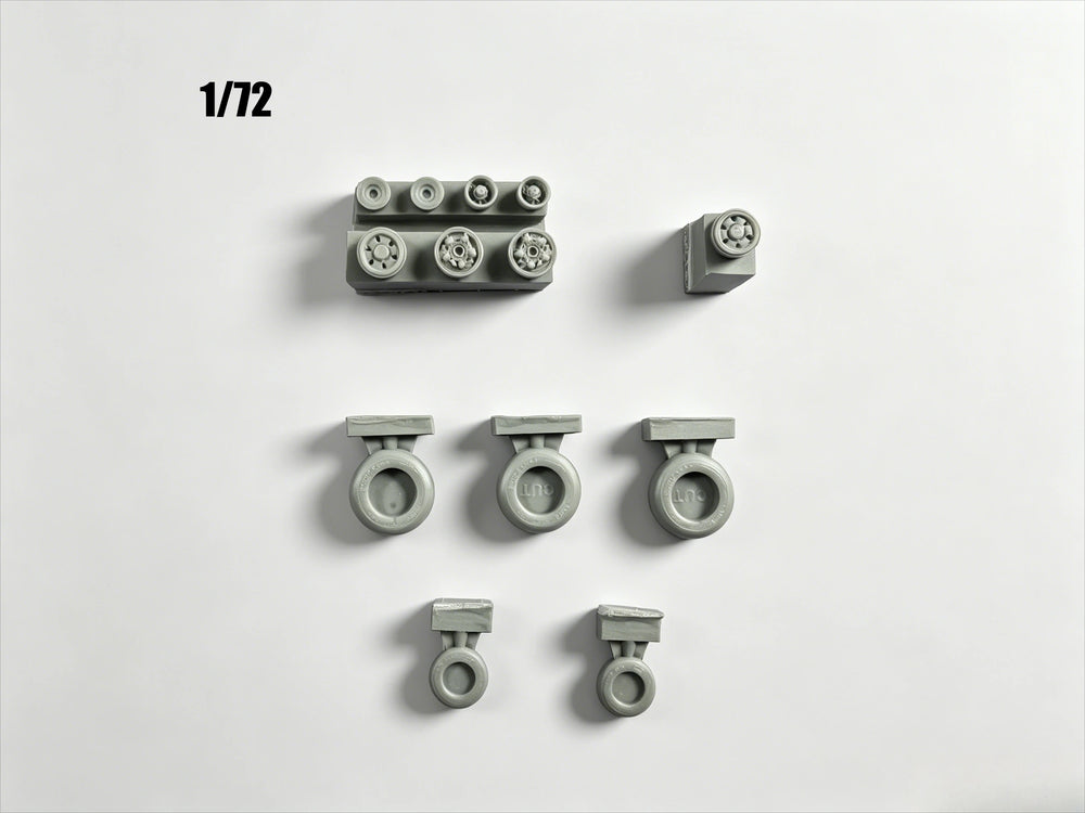 1/72 WWII Tank, Resin Model Vehicle Kit, Unassembled and Unpainted