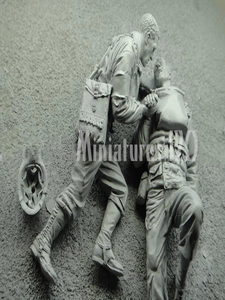 1/16 Modern Winged Demon Descending, Resin Model Figure Kit, Unassembled and Unpainted