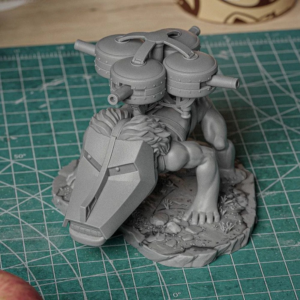 Mechanical Beast, Resin Model Creature Kit, Sci-Fi Theme, Unassembled and Unpainted