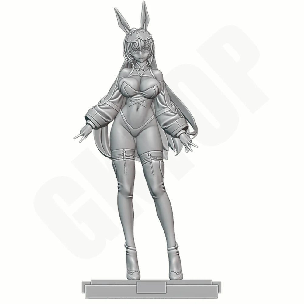 1/24 Bunny Demon, Resin Model Figure Kit, Fantasy Theme, Unassembled and Unpainted