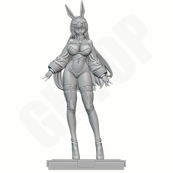 1/24 Bunny Demon, Resin Model Figure Kit, Fantasy Theme, Unassembled and Unpainted