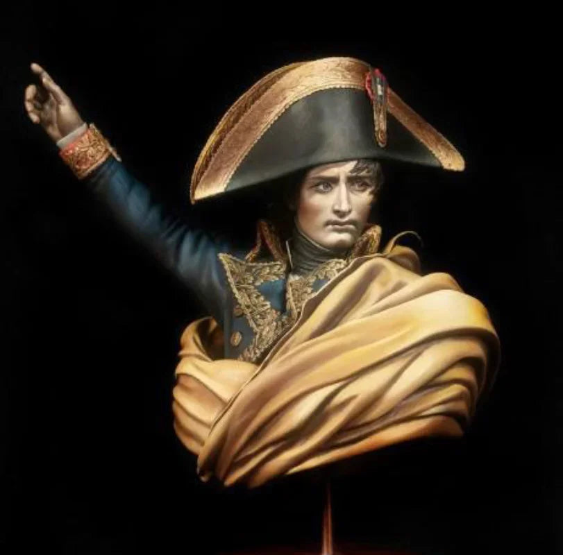 1/10 Napoleonic Napoleon Bonaparte, Resin Model Bust Kit, Unassembled and Unpainted