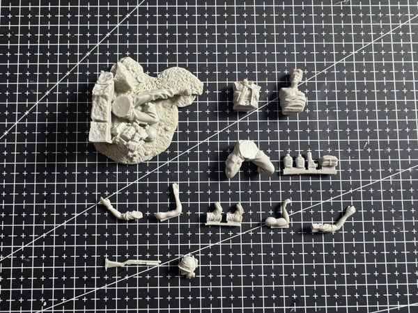 1/35 Vietnam War Medical Rest, 2 Figures, Resin Model Figure Kit, Unassembled and Unpainted