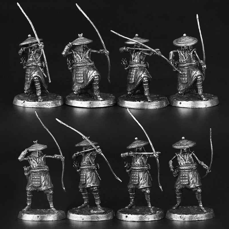Medieval Skeleton Archers, 8 Figures, Resin Model Figure Kit, Unassembled and Unpainted