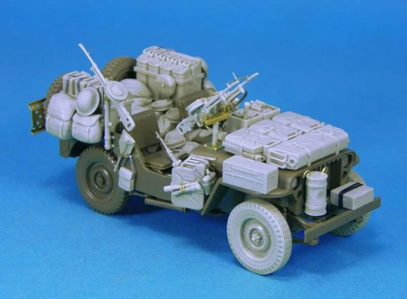 1/35 Modern SAS Land Rover, Resin Model Vehicle Kit, Unassembled and Unpainted