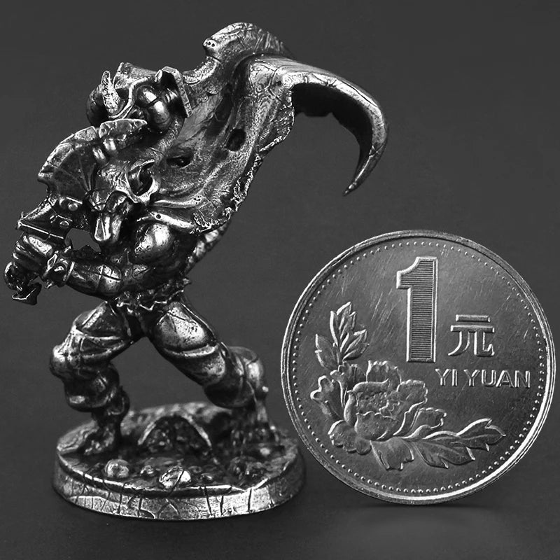 35mm Rat Man Swordsman Elf & Orc, 4 Figures, Resin Model Figure Kit, Fantasy Theme, Unassembled and Unpainted