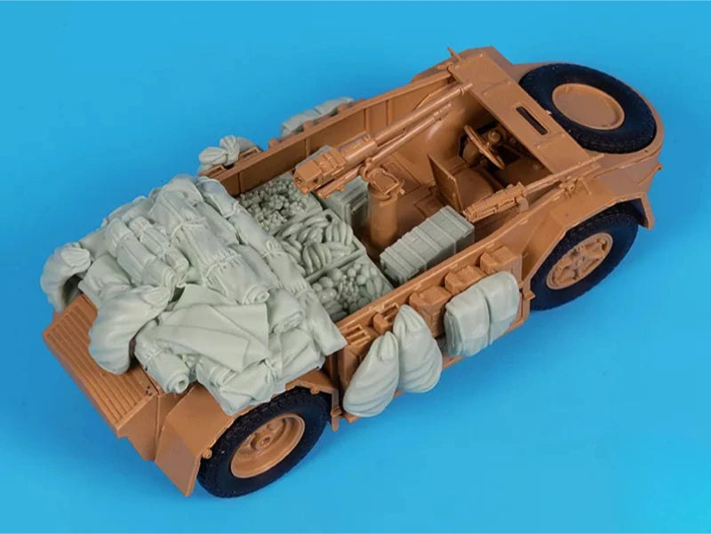 1/35 WWII Italian, Resin Model Vehicle Kit, Unassembled and Unpainted