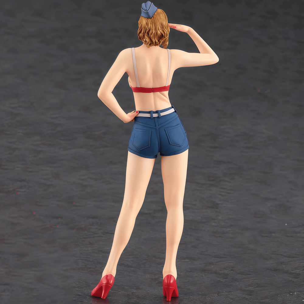 1/12 Blonde Female Pinup, Resin Model Figure Kit, Unassembled and Unpainted