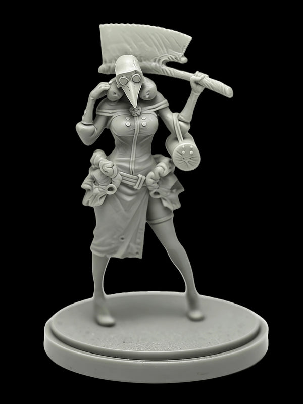 40mm Crow Warrior, Resin Model Figure Kit, Fantasy Theme, Unassembled and Unpainted