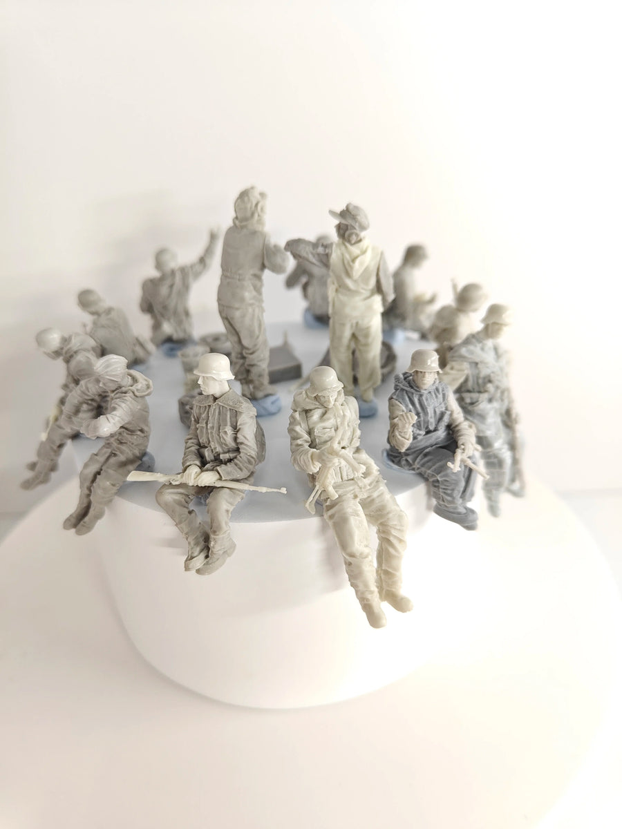 []Resin Figure 1/35 Figure Resin Kits Unpainted Miniatures Big Set 104001