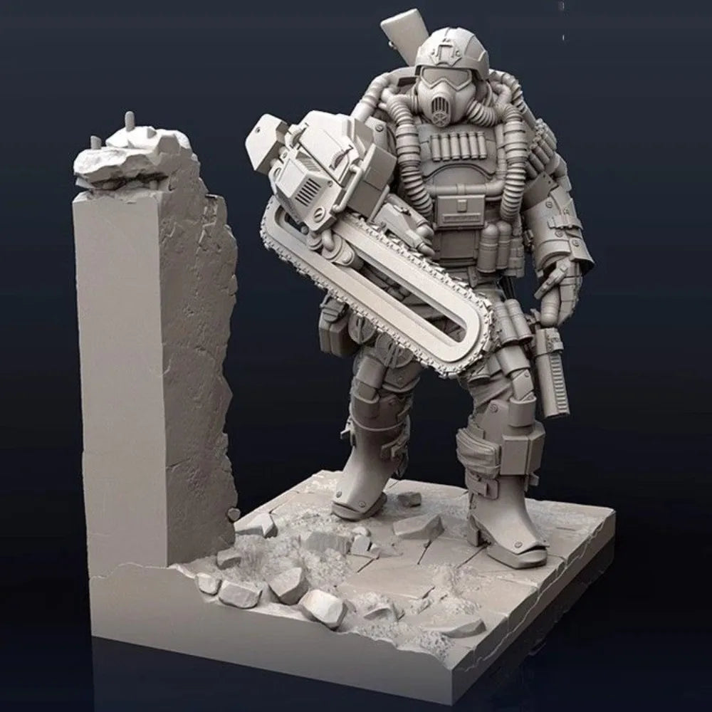 1/35 Nest Destroyer Sci-Fi Warrior, Resin Model Figure Kit, Sci-Fi Theme, Unassembled and Unpainted