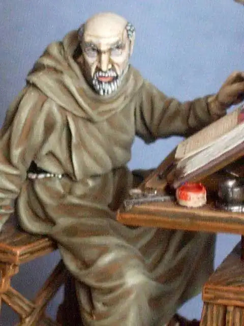54mm Orcish Demon Monk, Resin Model Figure Kit, Fantasy Theme, Unassembled and Unpainted