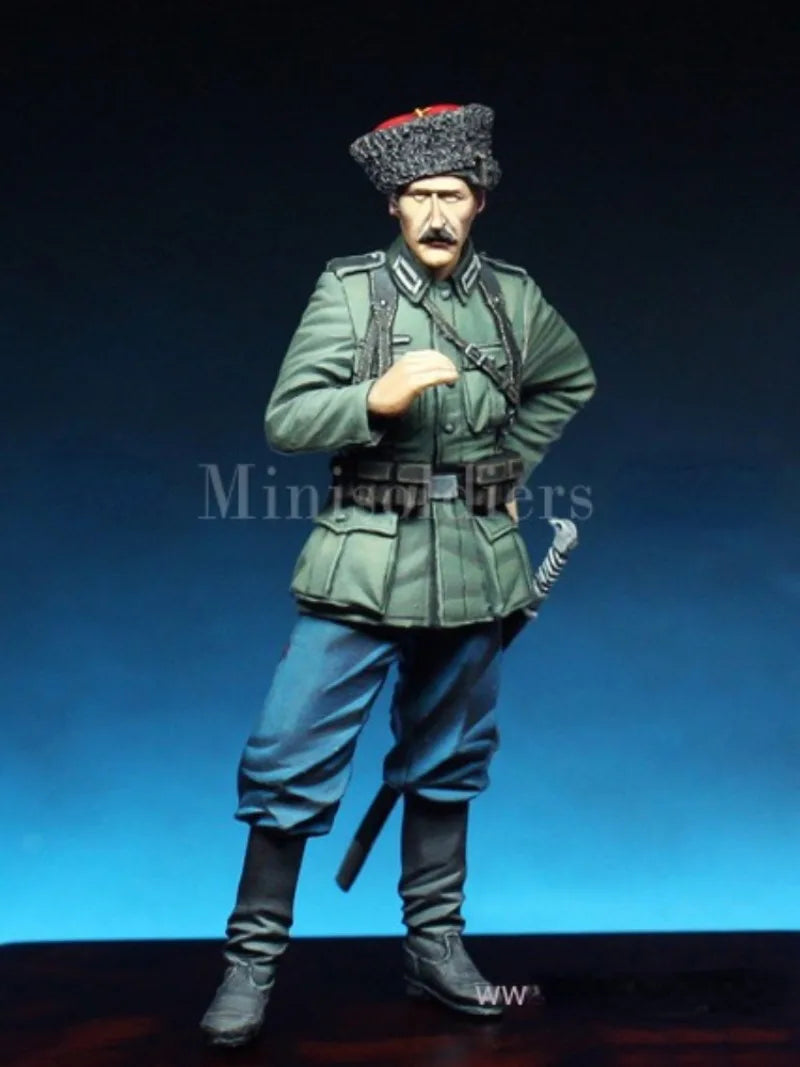 1/35 Modern Cossack Soldier, Resin Model Figure Kit, Unassembled and Unpainted